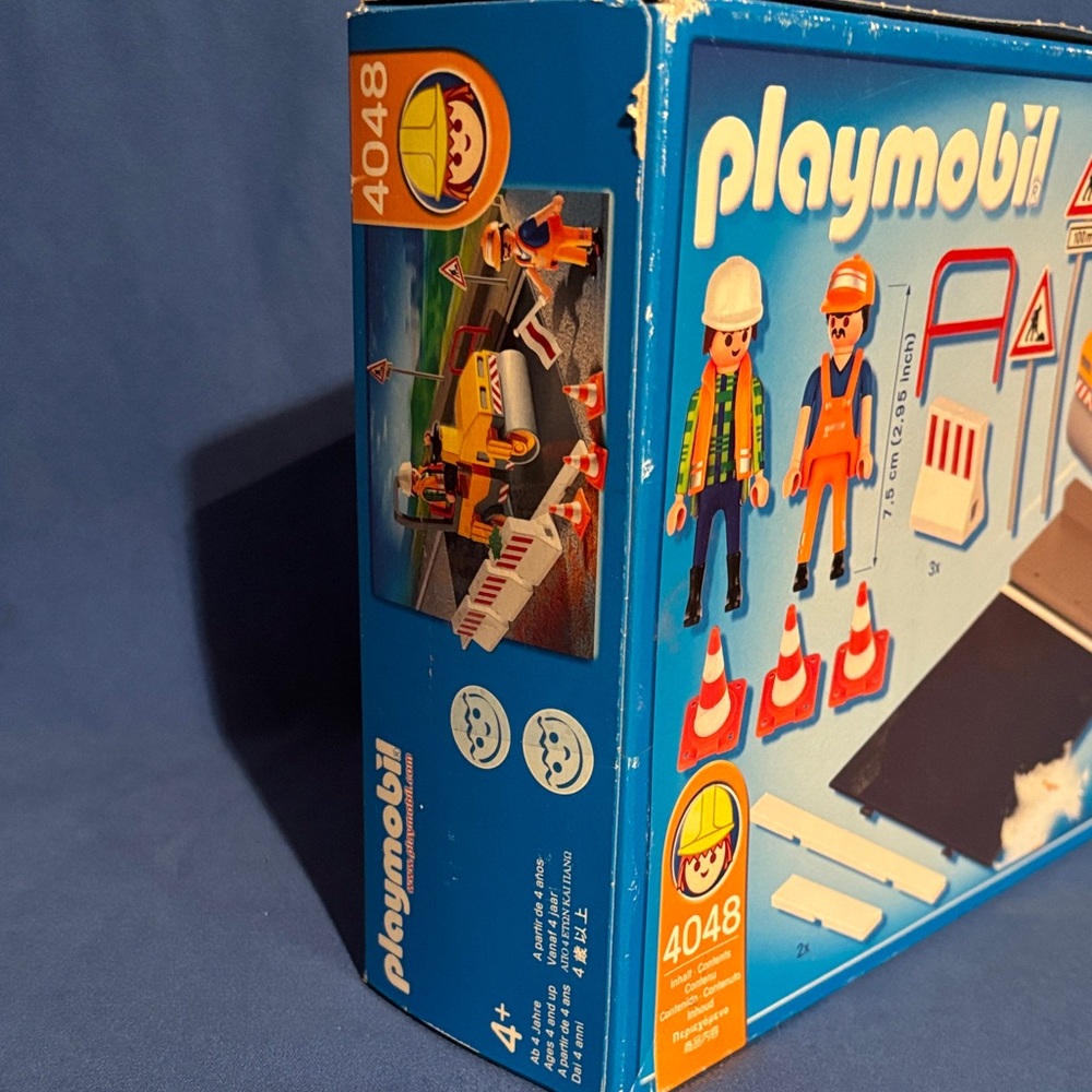 4048 Playmobil construction site: compressor roller & road site  (2007) NIB - Picture 9 of 9